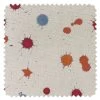 'Fabric By The Yard - Splattered - Berry Sky On Raw Canvas -Wall Decoration Store Splattered Berry Sky on Raw Canvas Detail
