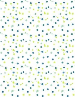 'Splattered' Wallpaper By Nathan Turner - Blue / Citrine