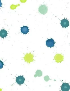 'Splattered' Wallpaper By Nathan Turner - Blue / Citrine -Wall Decoration Store Splattered product BlueCitrine forWEB detail c3adee0c 9308 464e a53e 5808699d96c6