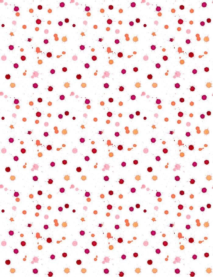 'Splattered' Wallpaper By Nathan Turner - Watermelon / Creamsicle 6 'Splattered' Wallpaper By Nathan Turner - Watermelon / Creamsicle - Image 4