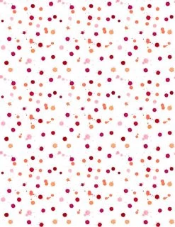 'Splattered' Wallpaper By Nathan Turner - Watermelon / Creamsicle