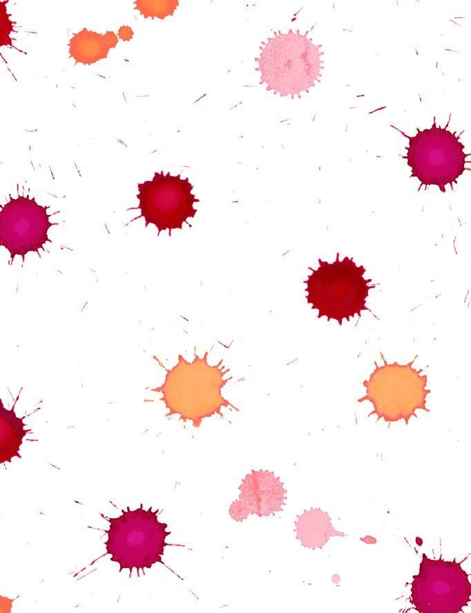 'Splattered' Wallpaper By Nathan Turner - Watermelon / Creamsicle 5 'Splattered' Wallpaper By Nathan Turner - Watermelon / Creamsicle - Image 3