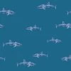 'Spotted Shark' Wallpaper By Tea Collection - Cadet Blue