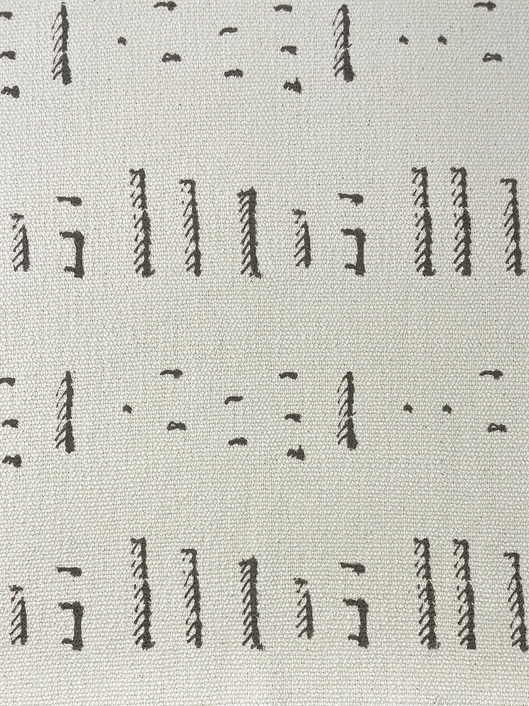 'Fabric By The Yard - Stitch - Chocolate On Flax Linen 7 'Fabric By The Yard - Stitch - Chocolate On Flax Linen - Image 5