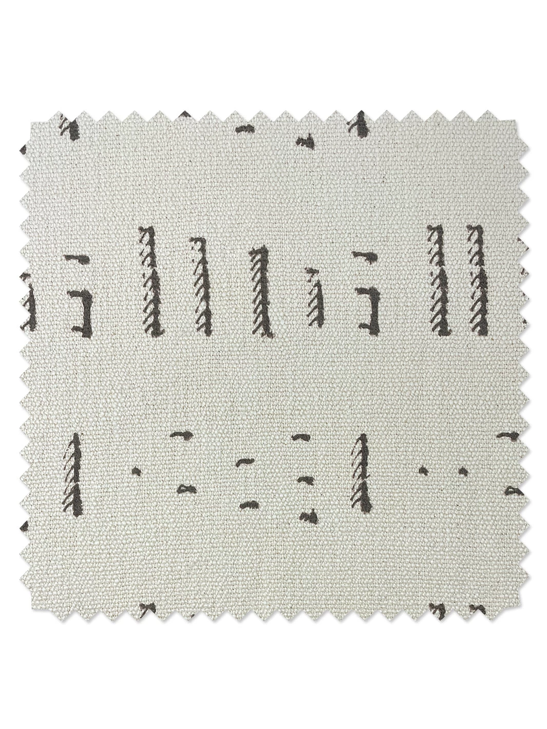 'Fabric By The Yard - Stitch - Chocolate On Flax Linen 4 'Fabric By The Yard - Stitch - Chocolate On Flax Linen - Image 2