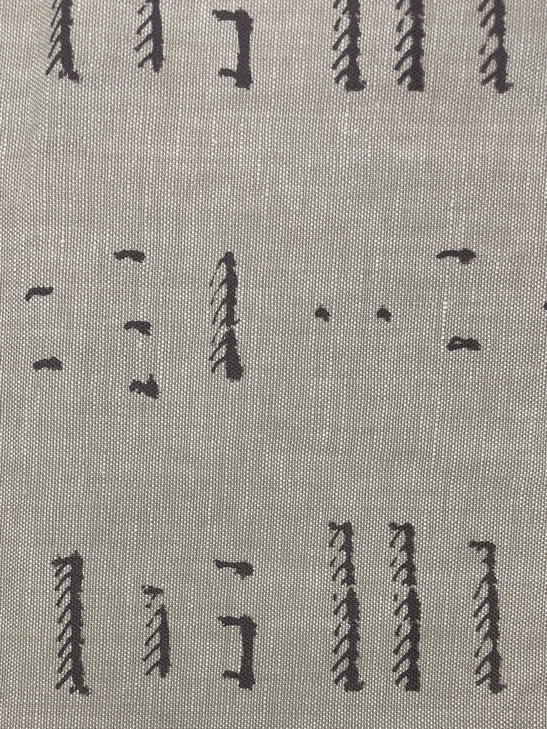 'Fabric By The Yard - Stitch - Chocolate On Flax Linen 6 'Fabric By The Yard - Stitch - Chocolate On Flax Linen - Image 4