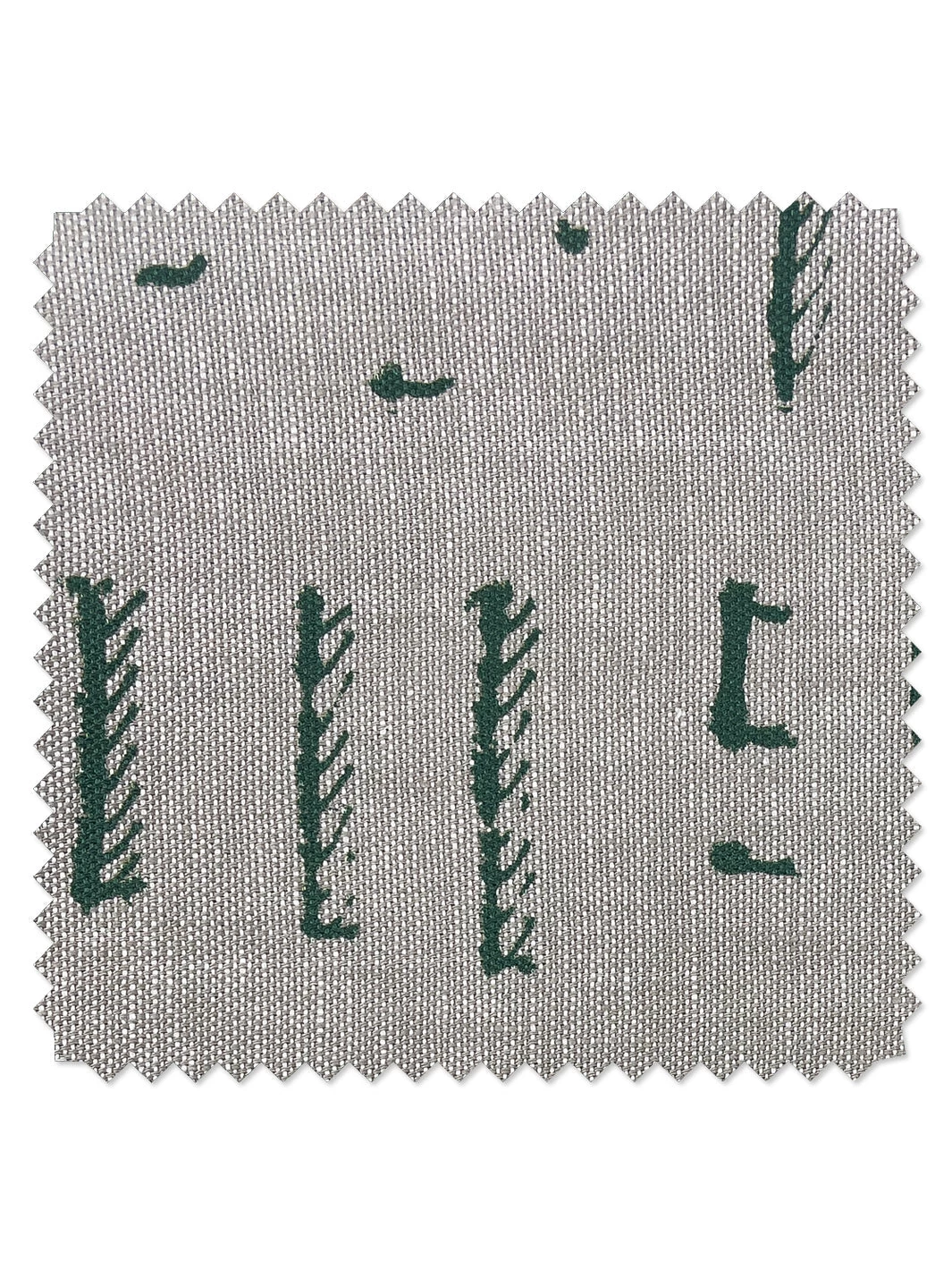 'Fabric By The Yard - Stitch - Green On California Cotton 4 'Fabric By The Yard - Stitch - Green On California Cotton - Image 2