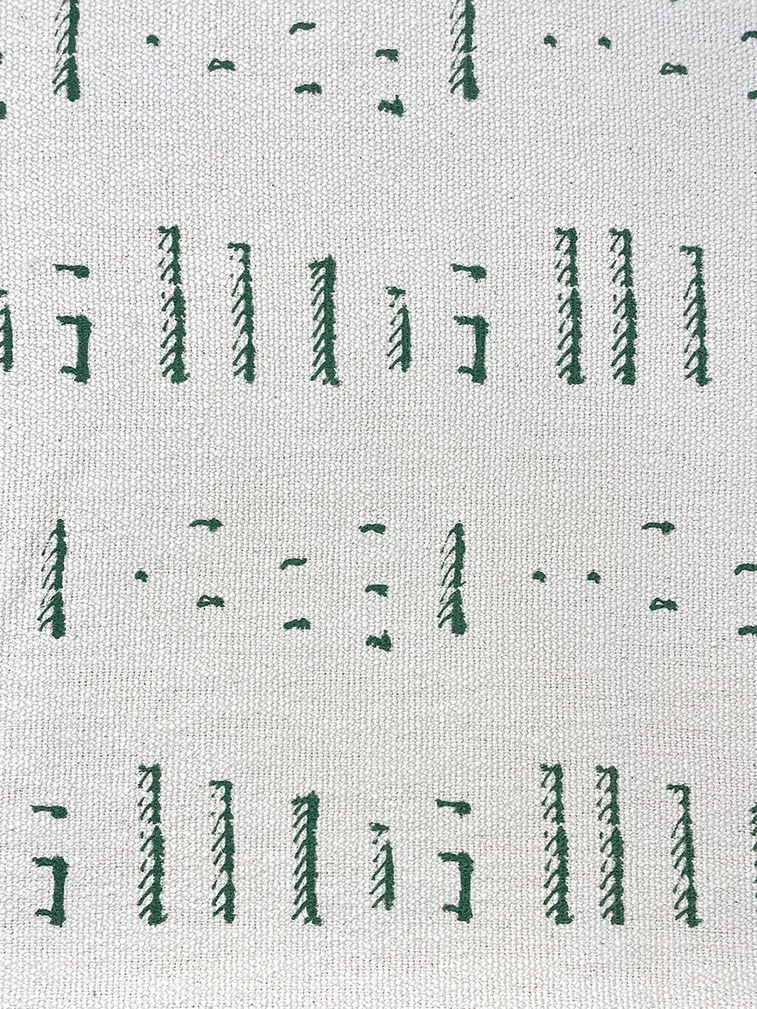 'Fabric By The Yard - Stitch - Green On California Cotton 5 'Fabric By The Yard - Stitch - Green On California Cotton - Image 3