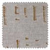 'Fabric By The Yard - Stitch - Terracotta On Flax Linen -Wall Decoration Store Stitch Terracota Flax Linen Detail