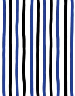 'Stripes' Wallpaper By Clare V. - Onyx -Wall Decoration Store Stripe black blue Product 3c4b05be f683 4d56 8672 ae39a40cb67a