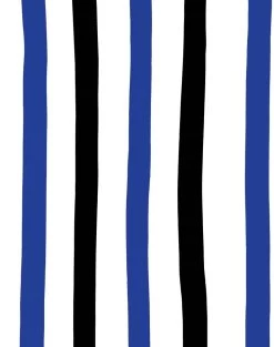 'Stripes' Wallpaper By Clare V. - Onyx -Wall Decoration Store Stripe black blue detail 6c5fe0e8 3bd8 420d 8a09 e896202bf942