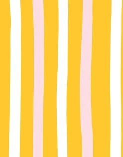 'Stripes' Wallpaper By Clare V. - Marigold -Wall Decoration Store Stripe gold detail eff96244 e172 4216 a7bb a6ede7dad680