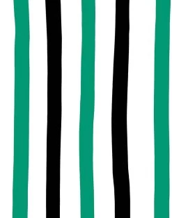 'Stripes' Wallpaper By Clare V. - Emerald 8 'Stripes' Wallpaper By Clare V. - Emerald -Wall Decoration Store Stripe green black detail 9a2ff59e 3edf 4e6c 89b1 b11ca5f82875