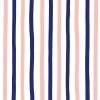 'Stripes' Wallpaper By Clare V. - Navy