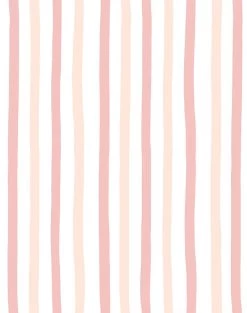 'Stripes' Wallpaper By Clare V. - Shell -Wall Decoration Store Stripe shell pink Product 911068f2 7db7 4834 9067 cb203f51663a
