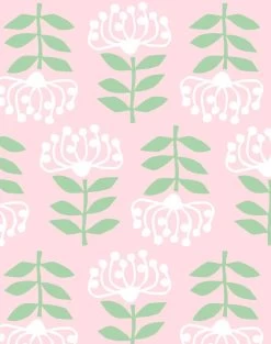 'Stylized Papyrus' Wallpaper By Tea Collection - Ballet Slipper -Wall Decoration Store StylizedPapyrus Ballet Slipper detail