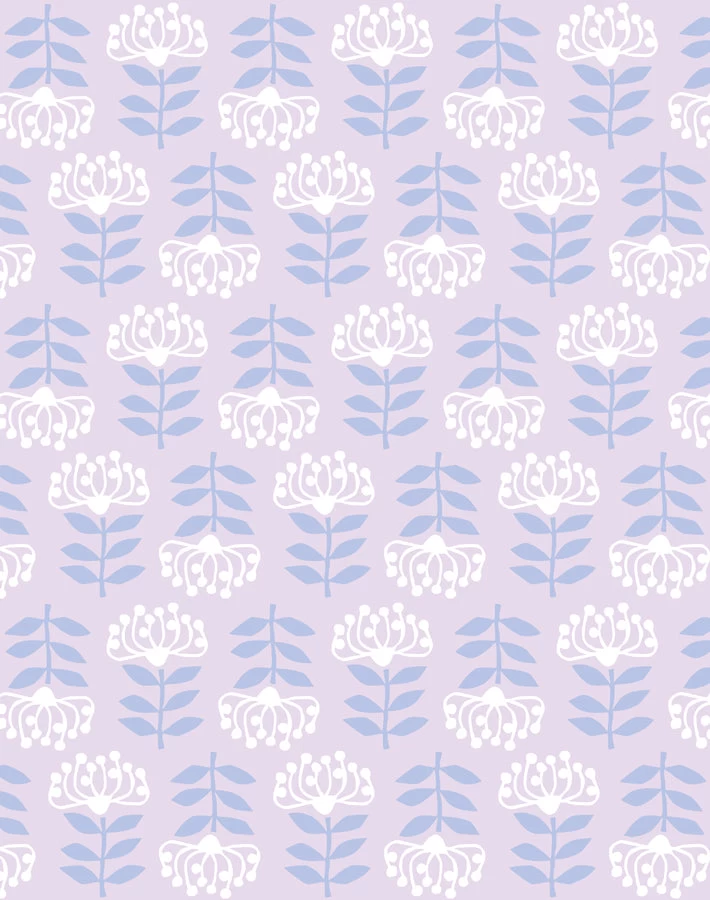 'Stylized Papyrus' Wallpaper By Tea Collection - Lavender 3 'Stylized Papyrus' Wallpaper By Tea Collection - Lavender