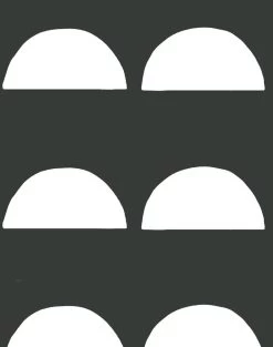 'Sun Tile' Wallpaper By Tea Collection - Charcoal -Wall Decoration Store Sun Tile Charcoal detail