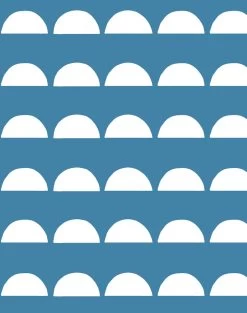 'Sun Tile' Wallpaper By Tea Collection - Lapis