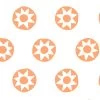 'Sun Dial' Wallpaper By Tea Collection - Creamsicle -Wall Decoration Store Sun Dial Creamsicle design