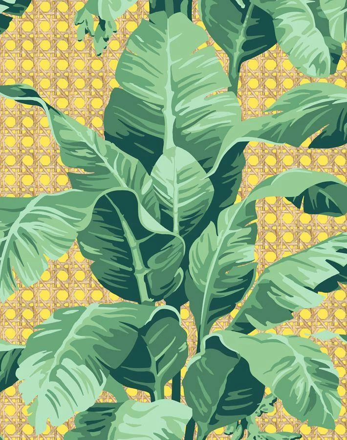 'Sunnylands Palm' Wallpaper By Nathan Turner - Daffodil 3 'Sunnylands Palm' Wallpaper By Nathan Turner - Daffodil