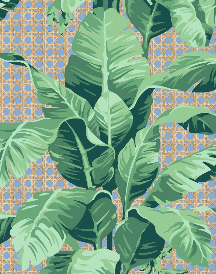 'Sunnylands Palm' Wallpaper By Nathan Turner - Denim 3 'Sunnylands Palm' Wallpaper By Nathan Turner - Denim