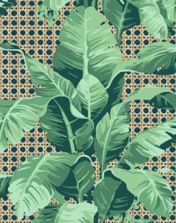 'Sunnylands Palm' Wallpaper By Nathan Turner - Indigo