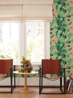 'Sunnylands Palm' Wallpaper By Nathan Turner - Ballet Slipper -Wall Decoration Store Sunnylands Palms Ballet Slipper RS