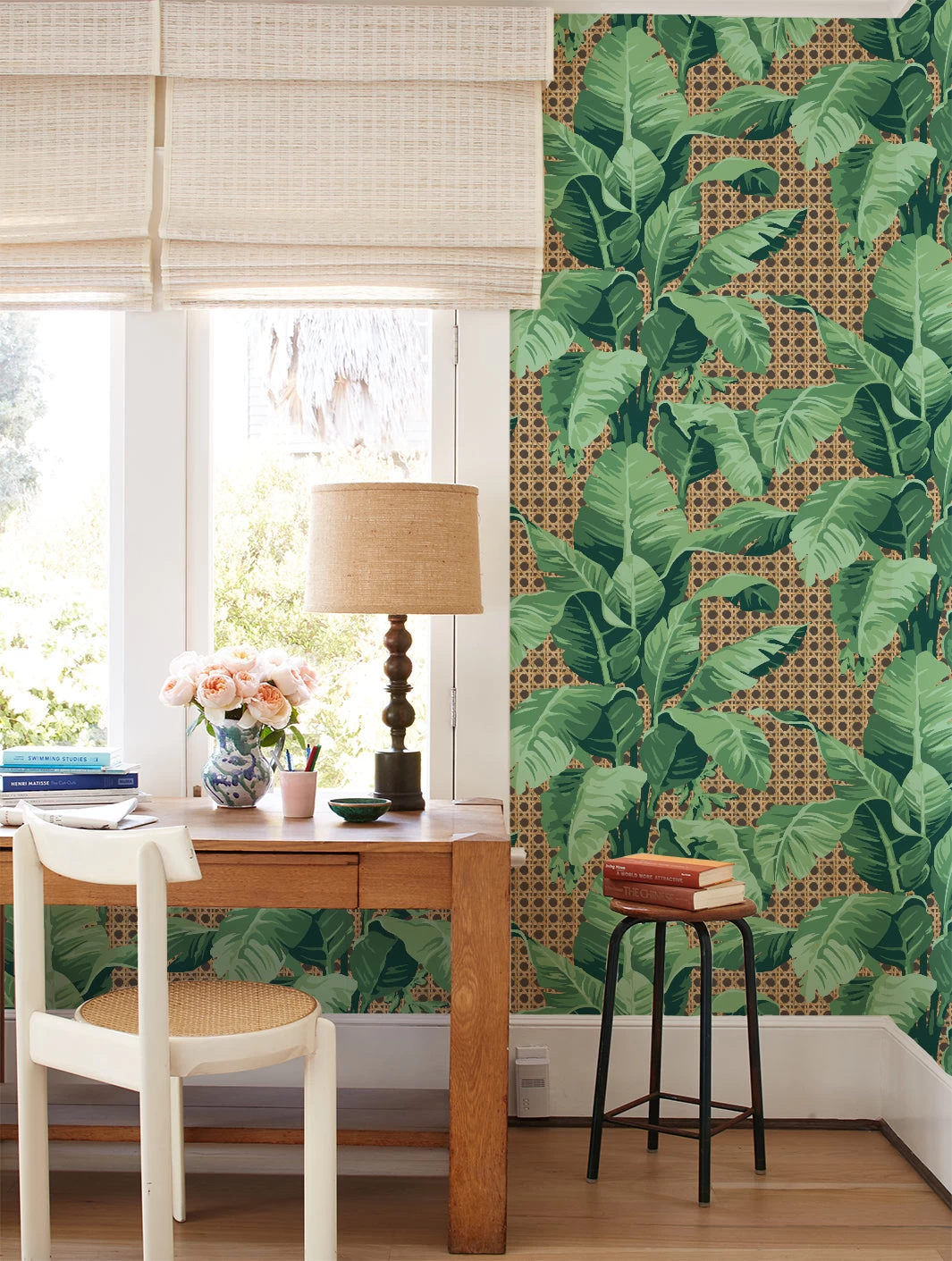 'Sunnylands Palm' Wallpaper By Nathan Turner - Chocolate 4 'Sunnylands Palm' Wallpaper By Nathan Turner - Chocolate - Image 2