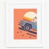 'Sunset Jeep' Framed Art By Tea Collection -Wall Decoration Store Sunset Jeep by Tea Collection