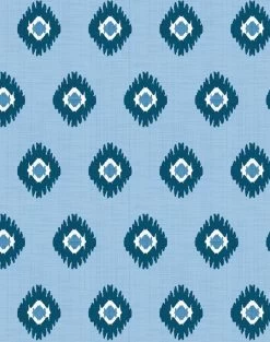 'Tangier Medallion' Wallpaper By Wallshoppe - Cornflower -Wall Decoration Store Tangier Medallion Cornflower 1a5c7bb9 4317 4ae6 84e6 64d20d026c70