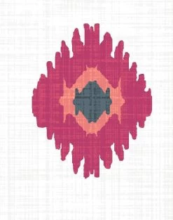 'Tangier Medallion' Wallpaper By Wallshoppe - Rose -Wall Decoration Store Tangier Medallion Rose detail 7227fc4b ea1c 4aca b823 430ed9c50c3e