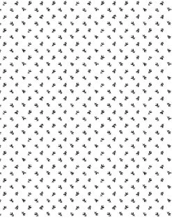 'Teensy Floral' Wallpaper By Sugar Paper - Black On White