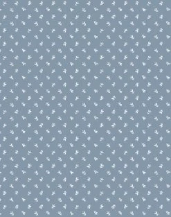 'Teensy Floral' Wallpaper By Sugar Paper - French Blue