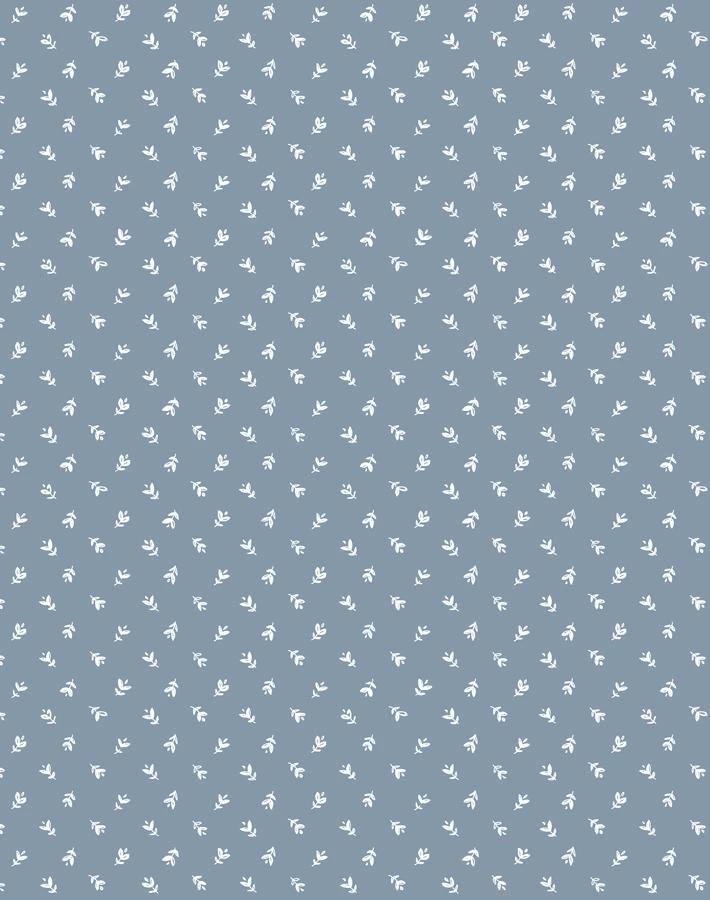 'Teensy Floral' Wallpaper By Sugar Paper - French Blue 3 'Teensy Floral' Wallpaper By Sugar Paper - French Blue
