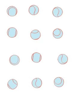 'Tennis Balls' Wallpaper By Clare V. - Red Sky