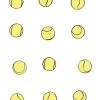 'Tennis Balls' Wallpaper By Clare V. - Yellow 1 'Tennis Balls' Wallpaper By Clare V. - Yellow -Wall Decoration Store Tennis Balls yellow black Product 35327fa7 f915 4abf 8fb6 8d793b7f33a1
