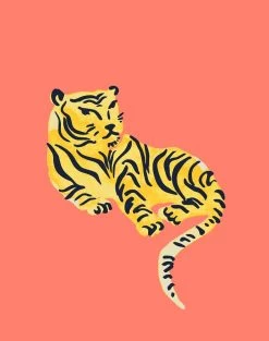 'Tigers' Wallpaper By Tea Collection - Watermelon 7 'Tigers' Wallpaper By Tea Collection - Watermelon -Wall Decoration Store Tigers Watermelon detail fb76401a ef47 4434 8c1c 13207f815d88