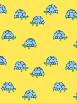 'Tortoise' Wallpaper By Tea Collection - Daffodil