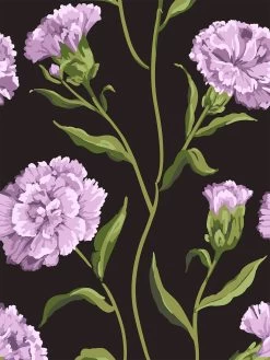 'Townhouse' Wallpaper By Sarah Jessica Parker - Lavender On Almost Black 7 'Townhouse' Wallpaper By Sarah Jessica Parker - Lavender On Almost Black -Wall Decoration Store Townhouse Wallpaper by Sarah Jessica Parker Lavender on Almost Black Detail
