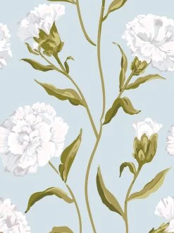 'Townhouse' Wallpaper By Sarah Jessica Parker - Morning Dew On Misty Blue 7 'Townhouse' Wallpaper By Sarah Jessica Parker - Morning Dew On Misty Blue -Wall Decoration Store Townhouse Wallpaper by Sarah Jessica Parker Morning Dew on Misty Blue Detail