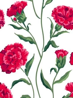 'Townhouse' Wallpaper By Sarah Jessica Parker - Scarlet -Wall Decoration Store Townhouse Wallpaper by Sarah Jessica Parker Scarlet Detail