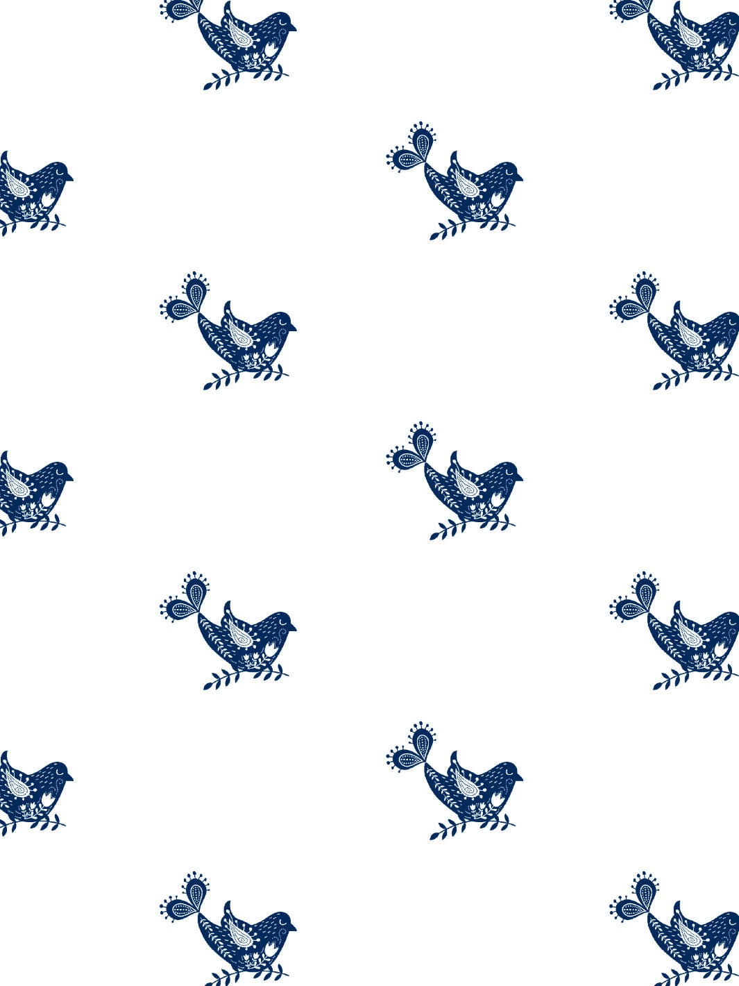 'Tuva' Scandinavian' Wallpaper By Nathan Turner - Navy 4 'Tuva' Scandinavian' Wallpaper By Nathan Turner - Navy - Image 2