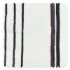 'Fabric By The Yard - Two Tone Stripe - Black & Burgundy On Linen -Wall Decoration Store Two Tone Stripe Black Burgundy Linen Detail 9d030e60 e7f0 4237 9a4c 222ab6f265b1