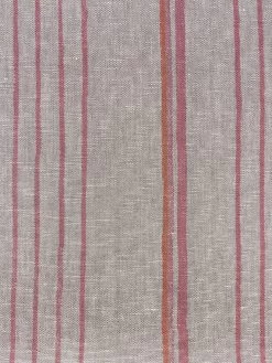 'Fabric By The Yard - Two Tone Stripe - Creamsicle On Linen -Wall Decoration Store Two Tone Stripe Creamsicle Flax Linen Design f3b24812 2199 4ca8 9646 9ca4a1d60b09