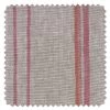 'Fabric By The Yard - Two Tone Stripe - Creamsicle On Flax Linen -Wall Decoration Store Two Tone Stripe Creamsicle Flax Linen Detail
