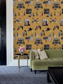 'Upper East Side' Wallpaper By CAB X Carlyle - Marigold