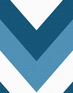'V Is For Chevron' Wallpaper By Nathan Turner - Blue