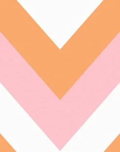 'V Is For Chevron' Wallpaper By Nathan Turner - Creamsicle