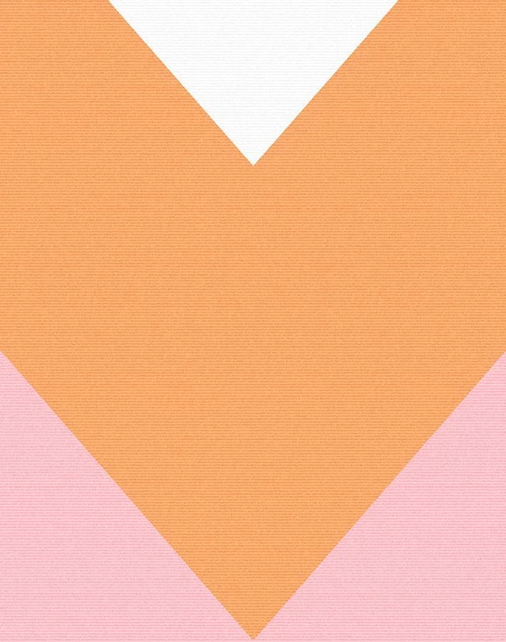 'V Is For Chevron' Wallpaper By Nathan Turner - Creamsicle 5 'V Is For Chevron' Wallpaper By Nathan Turner - Creamsicle - Image 3